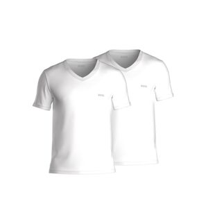 Pánské tričko BOSS 50475295 2 pack M Bílá