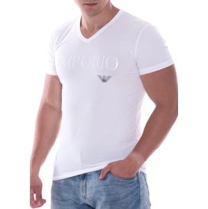 Pánské tričko Emporio Armani 110810 CC716 XL Bílá