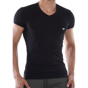 Pánské tričko Emporio Armani 110810 CC729 černá XL Černá