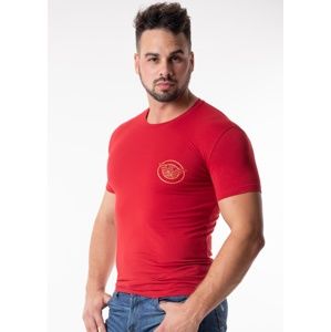 Pánské tričko Emporio Armani 111035 8A595 XL Červená