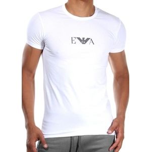 Pánské tričko Emporio Armani 111267 CC715 bílá M Bílá