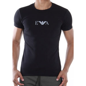 Pánské tričko Emporio Armani 111267 CC715 černá XL Černá