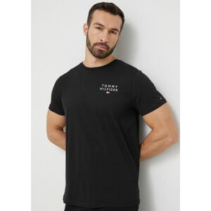 Pánské tričko Tommy Hilfiger UM0UM02916 BDS L Černá